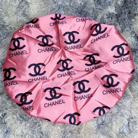 chanel silk bonnet.